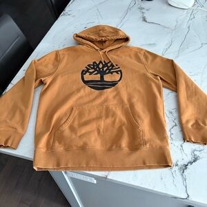 Timberland Brown Hoodie with Black Logo